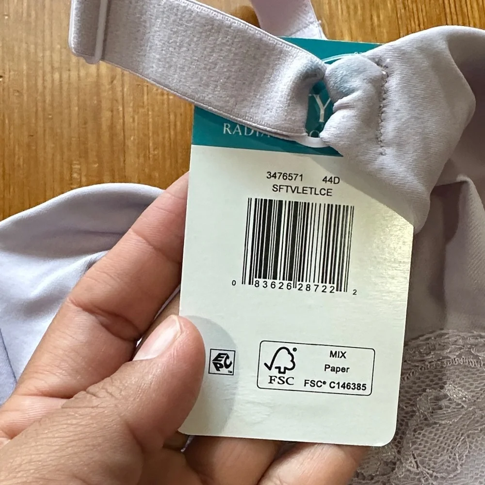 Vanity Fair Women's Lace Underwire Bras - Maroon and Light Taupe - Picture 9 of 9